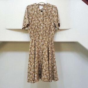 3-4-10🔥Vintage Classy Midi Dress size 8